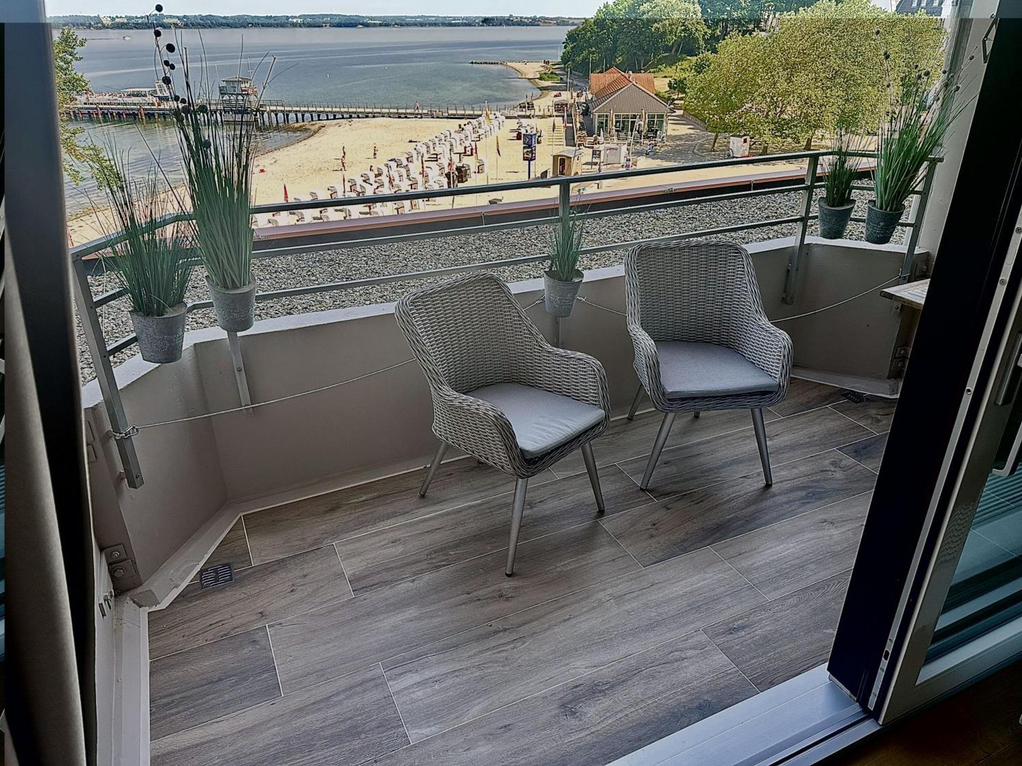 Fewo1846 Intermar - Kajuete Foerdeblick - Familienfreundliches Studioapartment Mit Balkon Und Meerblick Glücksburg Exterior foto